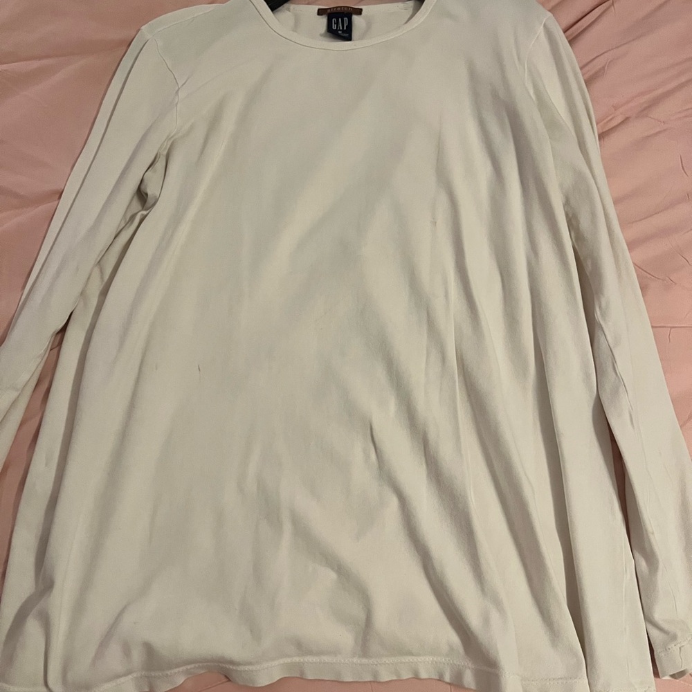 GAP Off-White Stretch Top